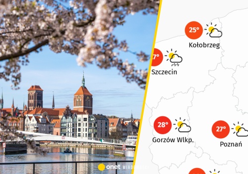 Polska otrze się dziś o pierwszy upał. Tutaj temperatura sięgnie niemal 30 st. C
