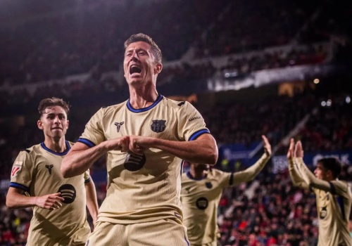 Cenny gol Roberta Lewandowskiego. Barcelona o włos od mistrzowskiego tytułu