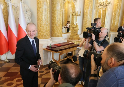 Andrzej Poczobut odebrał od prezydenta Order Orła Białego