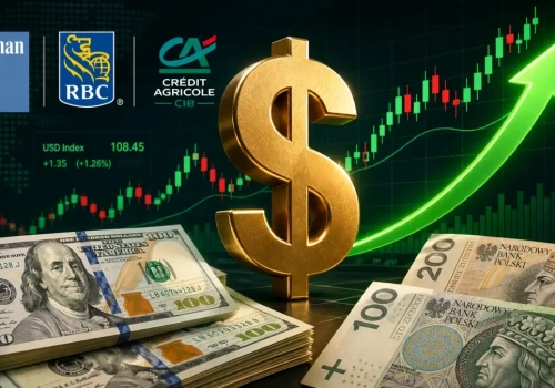Dolar znów podrożeje! Oto konkretne poziomy cenowe, które przewidują największe banki świata. Goldman Sachs, RBC i Crédit Agricole ujawnia, jak wysoko wzrośnie USD/PLN w 2026 r.