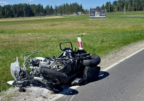 Czarna seria wypadków motocyklistów w Małopolsce. Nie żyje dwóch siedemdziesięciolatków