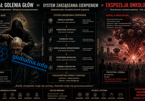 RYTUAŁ GOLENIA GŁÓW -SYSTEM ZARZĄDZANIA CIERPIENIEM I EKSPLOZJA ONKOLOGICZNA