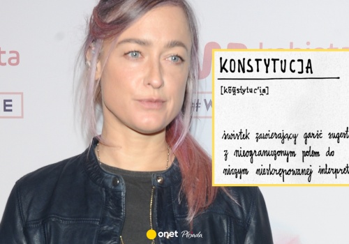 Matylda Damięcka z grafikami nawiązującymi do Polaków. W komentarzach poruszenie