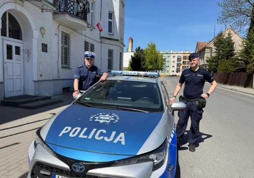 Policjanci z Namysłowa uratowali staruszkę
