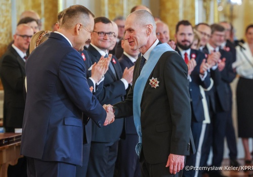 Zamek Królewski. Andrzej Poczobut otrzymał Order Orła Białego