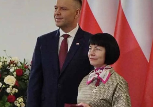 Srebrny Krzyż Zasługi dla działaczki polskiej mniejszości z Brześcia