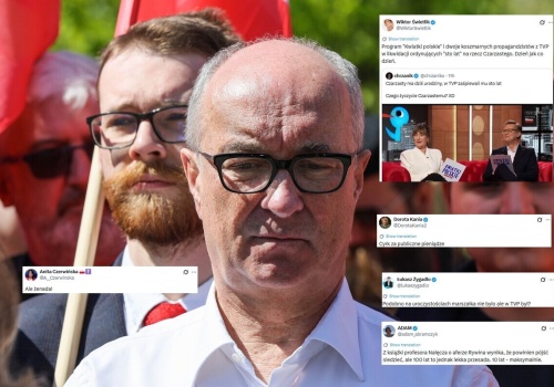 Urodzinowy Czarzasty w neo-TVP. 