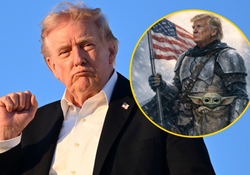 Donald Trump jako Mandalorianin. Biały Dom świętuje Dzień Gwiezdnych Wojen