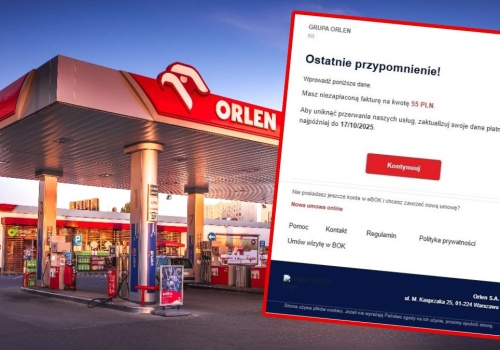 Dostałeś taką wiadomość od Orlenu? Uważaj, to bezczelna pułapka oszustów