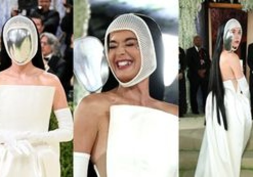Katy Perry w futurystycznej masce i ze SREBRNYM ZĘBEM brylowała na MET Gali 2026 (ZDJĘCIA)