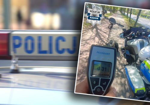 Pijany kierował hulajnogą elektryczną. Surowy mandat dla 30-latka