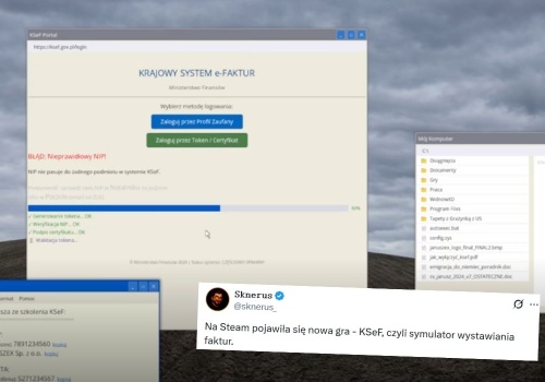 Na STEAM pojawił się symulator Janusza wypełniającego KSeF
