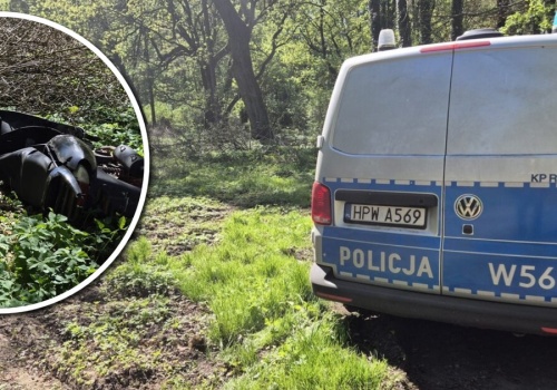 Porzucił starszą panią w lesie i zwiał. Policjanci otworzyli lodówkę w jego domu i oniemieli
