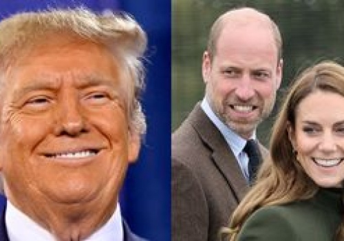 Donald Trump ROZPŁYWAŁ SIĘ nad księżną Kate Middleton i księciem Williamem. Miło z jego strony?