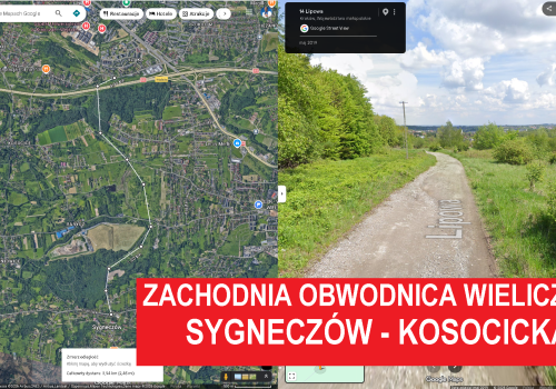 Zamiast S7 przez Wieliczkę – Zachodnia obwodnica Sygneczów-Kosocicka