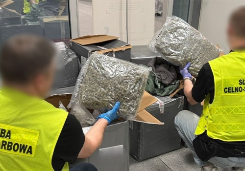 Marihuana ukryta w ubraniach. Spektakularna akcja służb na Mazowszu