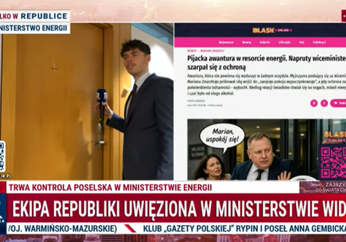 Gdzie jest „pomieszczenie wypoczynkowe” Mariana Zmarzłego? Republika szuka w ministerstwie