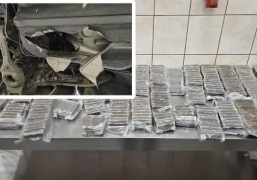 Przemyt wart miliony udaremniony. KAS przejęła 40 kg haszyszu