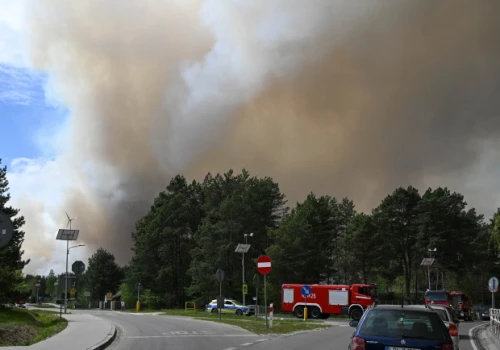Trudna sytuacja z pożarem w Puszczy Solskiej. Do środy wieczorem pożar objął w sumie ok. 500 ha