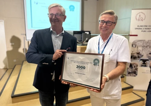 USK nr 2 PUM wykonał 2000 zabiegów robotycznych. Szpital ma dwa da Vinci 