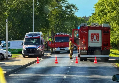 Zderzenie na trasie Ostrów Wlkp. – Raszków (ZDJĘCIA)