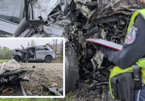 Dramat w miejscowości Skocze. Mimo reanimacji, młodego kierowcy nie udało się uratować