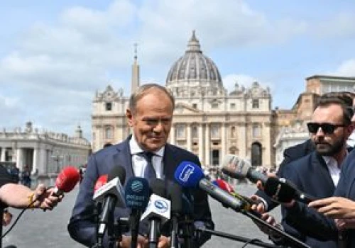 Tusk wrzucił zdjęcie z papieżem. 