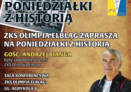 Poniedziałki z historią. Gościem Andrzej Bianga
