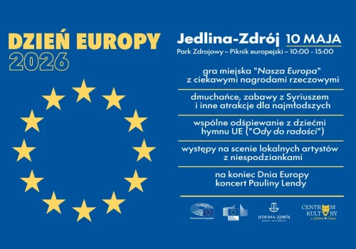 Świętujmy razem Dzień Europy w Jedlinie-Zdroju w niedzielę 10 maja!
