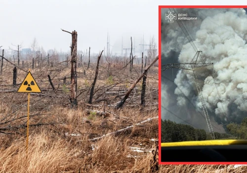 Wielki pożar w rejonie Czarnobyla. Pali się strefa wykluczenia