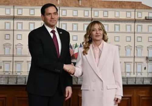 Rubio po spotkaniu z Meloni. Pytany o wycofanie żołnierzy USA z Włoch