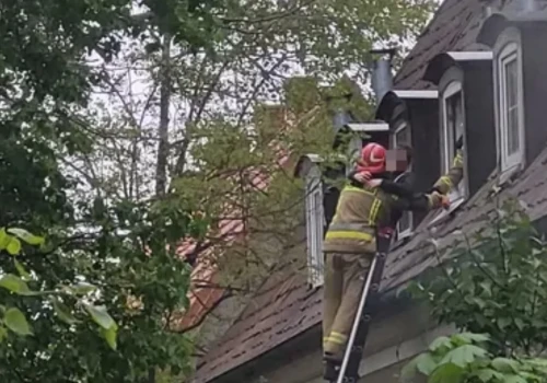 Z ostatniej chwili! Pożar w bloku w Ciechanowie. Trwa akcja służb