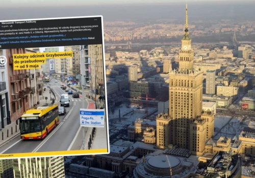 Utrudnienia na Grzybowskiej od 9 maja. Warszawa znów stanie w korkach