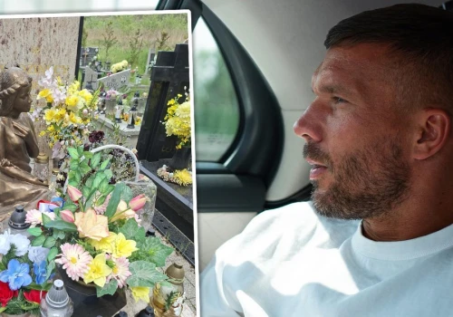Lukas Podolski odwiedził grób babci. Zastał kartkę z trzema wymownymi słowami