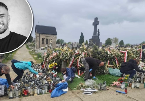 Sprzątnęli grób Litewki na jego urodziny i wybuchła kłótnia. 