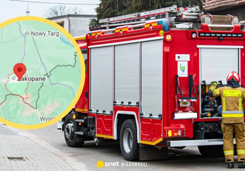 Groźny wypadek w Zakopanem. Auto wjechało w cukiernię