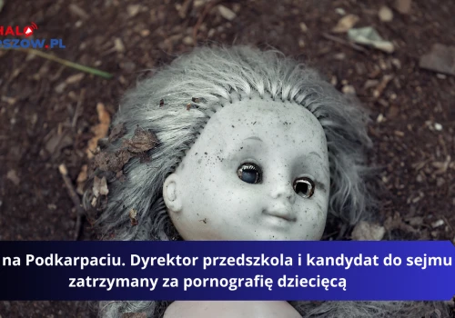 Szok na Podkarpaciu. Dyrektor przedszkola i kandydat do sejmu zatrzymany za pornografię dziecięcą