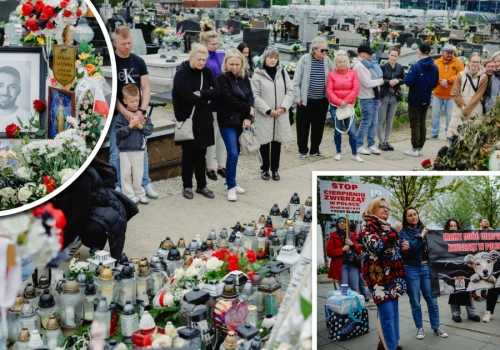 Tłumy odwiedzają grób Litewki w jego urodziny. 