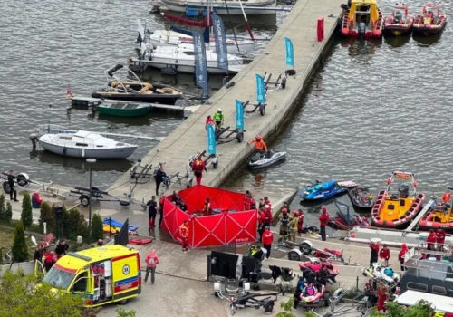 Tragedia podczas Mistrzostw Polski Skuterów Wodnych na Wiśle. Zderzyły się dwa skutery wodne. Nie żyje 19-latek