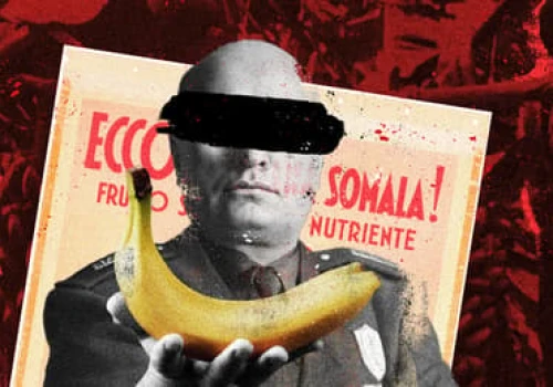 Włoski banan patriotyczny, podpora faszyzmu