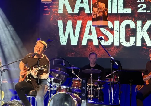 Kamil Wasicki w Ślesinie. 