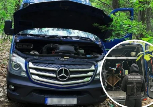Pogranicznicy odzyskali skradzione w Niemczech auto. Wewnątrz... 