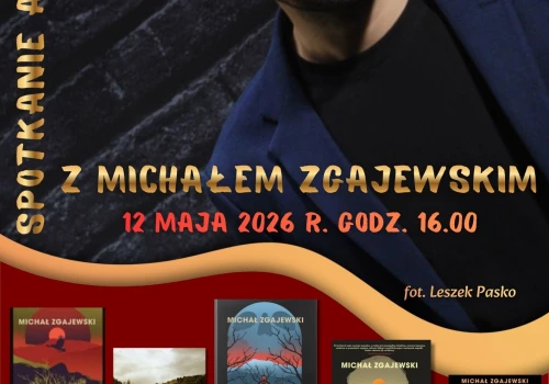 Spotkanie autorskie z Michałem Zgajewskim w Bielsku-Białej
