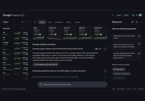Nowa wersja Google Finanse będzie zaraz dostępna w Polsce