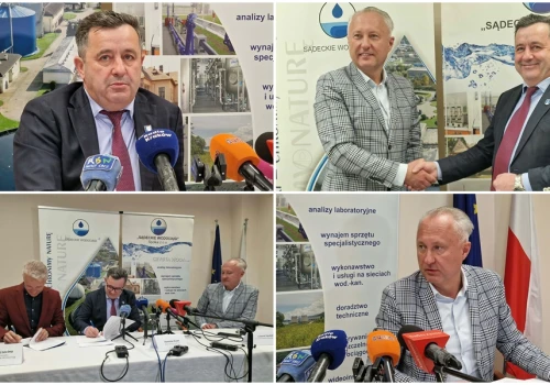 Nowy Sącz i gmina Chełmiec poszerzają współpracę w kwestii odbioru ścieków