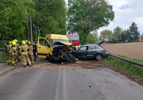 Wypadek pod Lublinem. Ponad dwadzieścia osób rannych