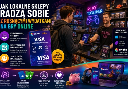 Jak lokalne sklepy radzą sobie z rosnącymi wydatkami na gry online