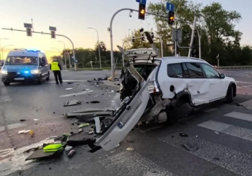 Nietrzeźwy kierowca Saaba doprowadził do zderzenia trzech aut w Lublinie