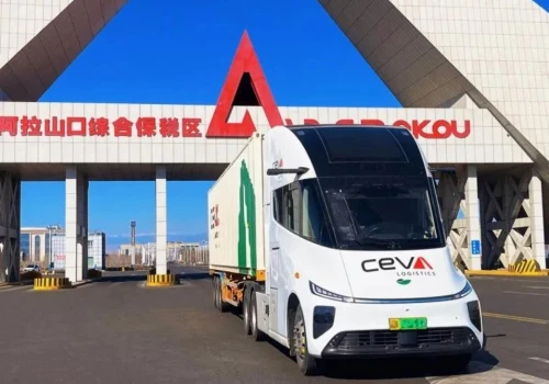 CEVA Logistics i Lenovo zakończyły test elektrycznego samochodu ciężarowego na korytarzu transportowym Chiny – Kazachstan
