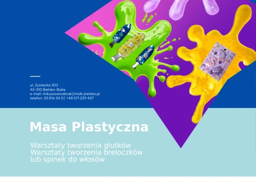 Kreatywne warsztaty „Masa Plastyczna” w MDK